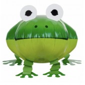 Воздушный шар фольгированный Ходячая фигура, Лягушка зеленая