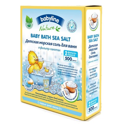 Соль для Ванн Babyline Nature 500 г (в фильтр-пакетах)